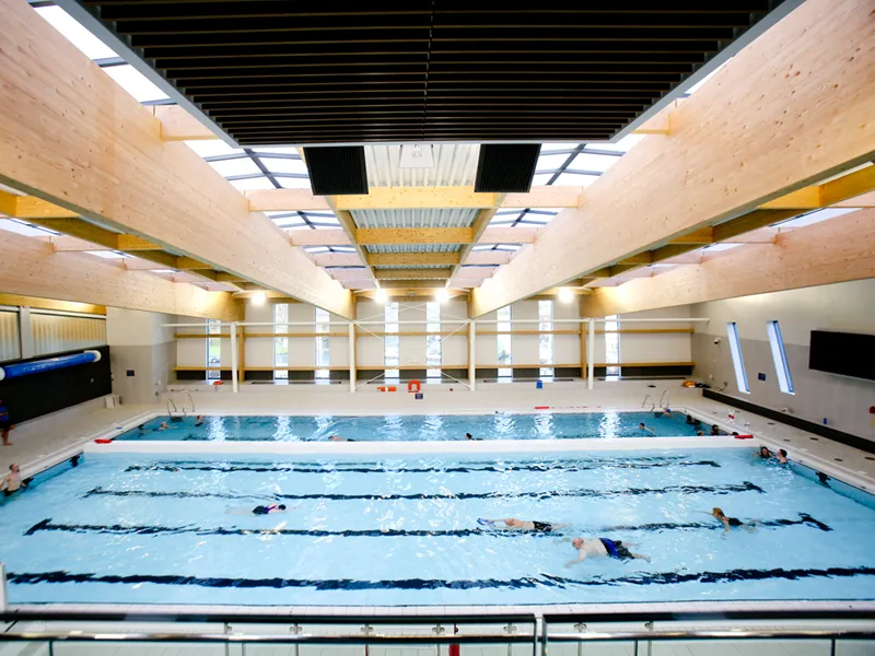 Ards Blair Mayne Wellbeing & Leisure Complex, Ireland Pool with Swimmers