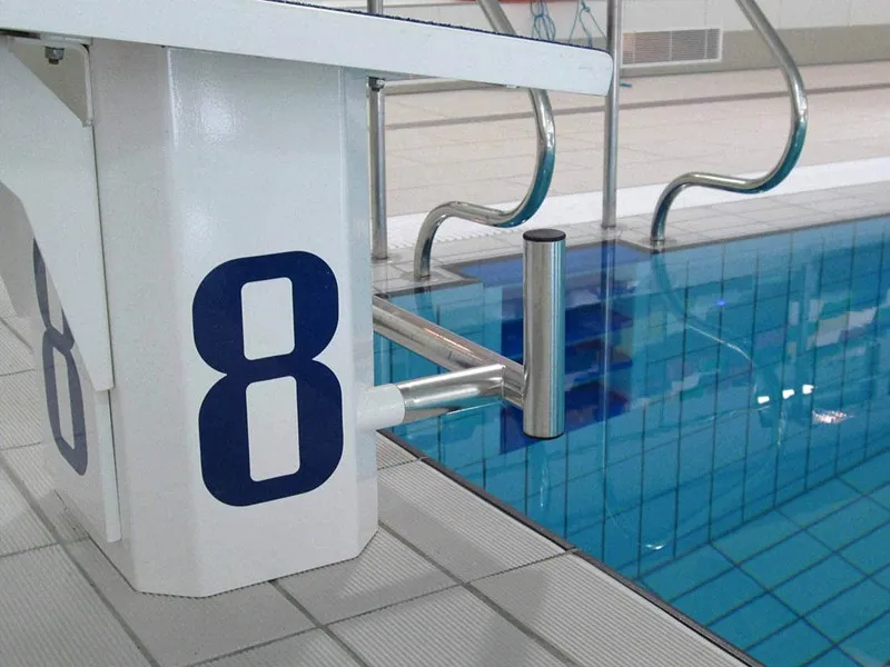 Michael Woods Sports and Leisure Centre starting block