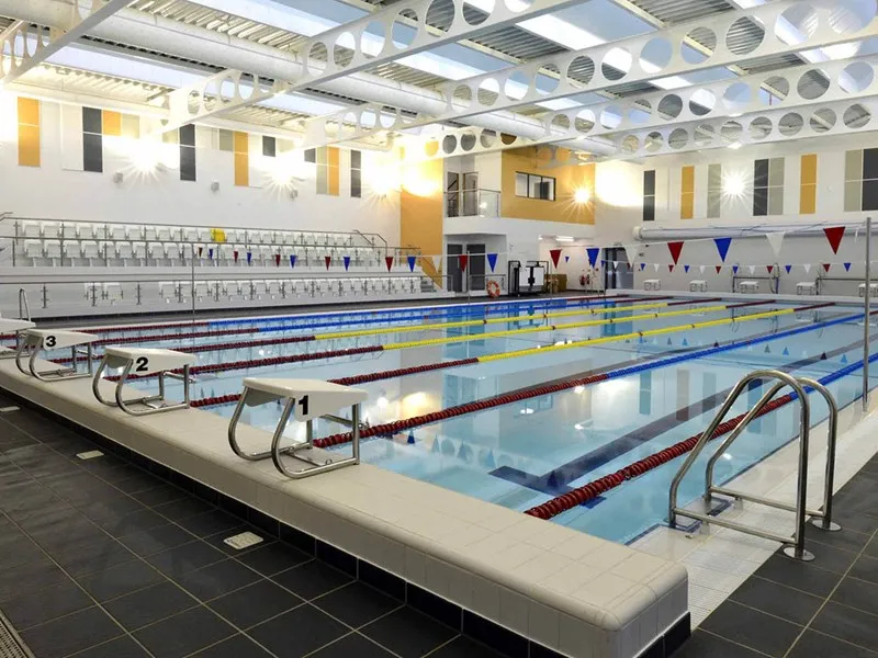 Northampton School for Boys pool starting blocks