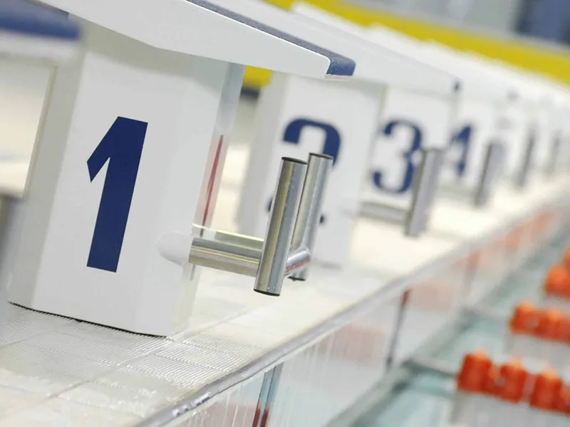 Sunderland Aquatic Centre starting blocks