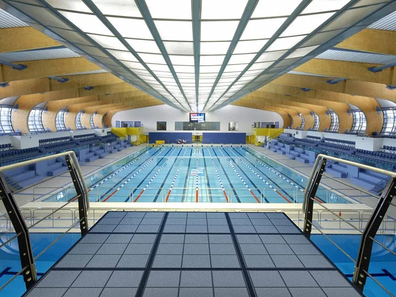 Sunderland Aquatic Centre pool from diving board