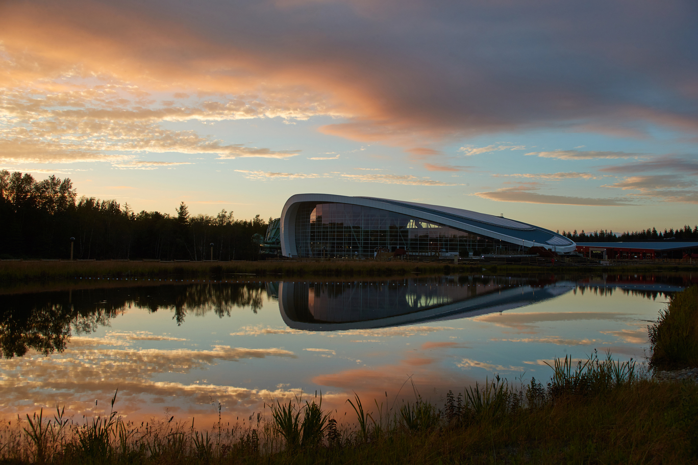 Center Parcs Longford Forest Ireland External Night