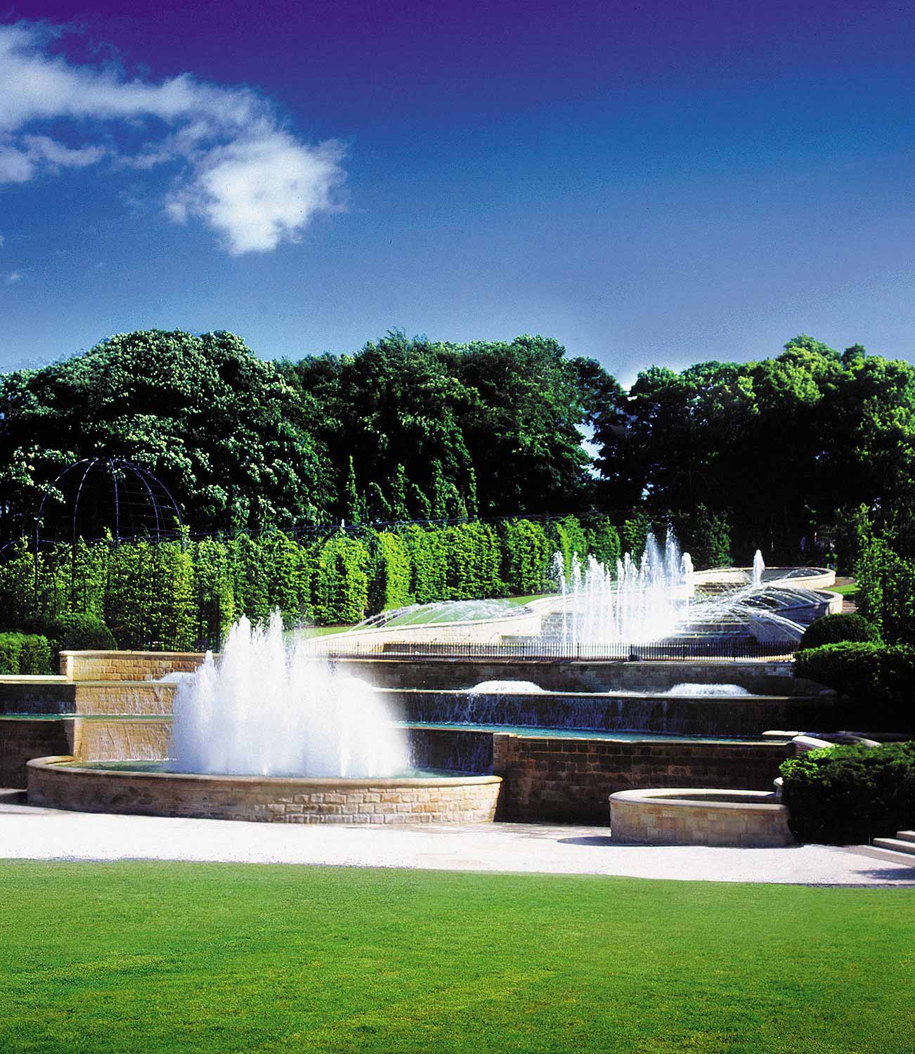 The Alnwick Garden Northumberland Cascade during Day