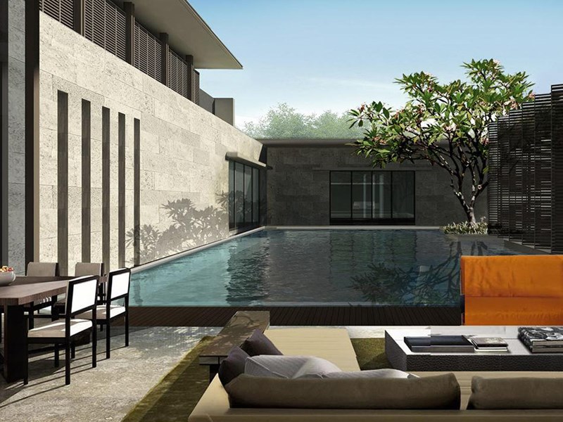 Private Residence in Asia Lap Pool Feature