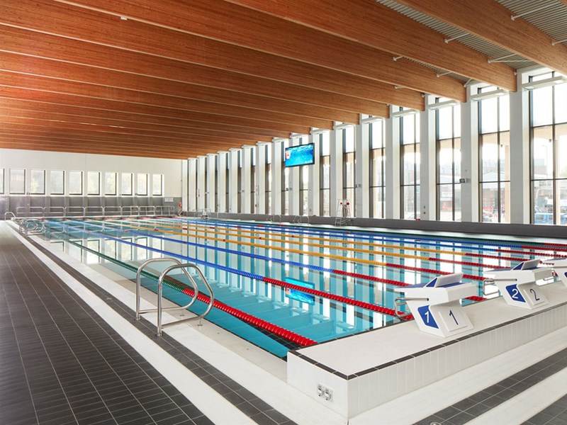 University of Birmingham Pool Hall with Starting Blocks