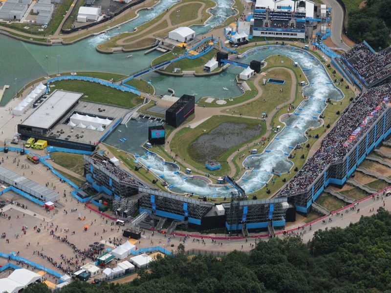 Lee Valley White Water Centre Aerial