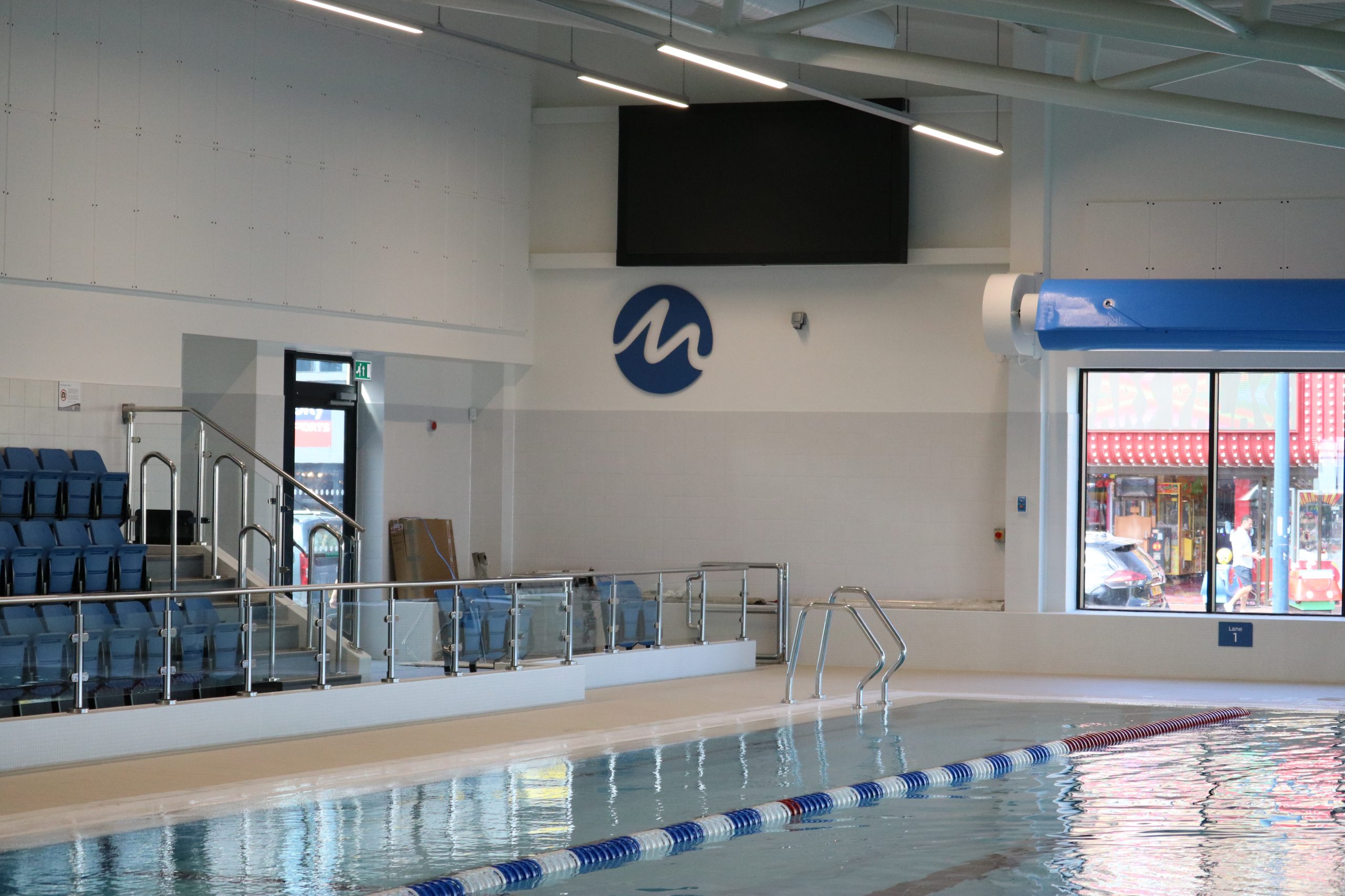 Marina Centre, Great Yarmouth Leisure Centre pool view