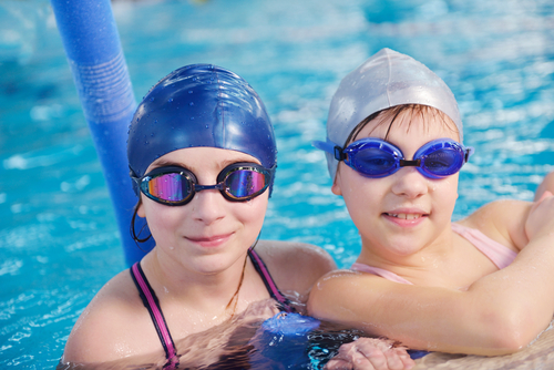 Children in a Leisure Pool