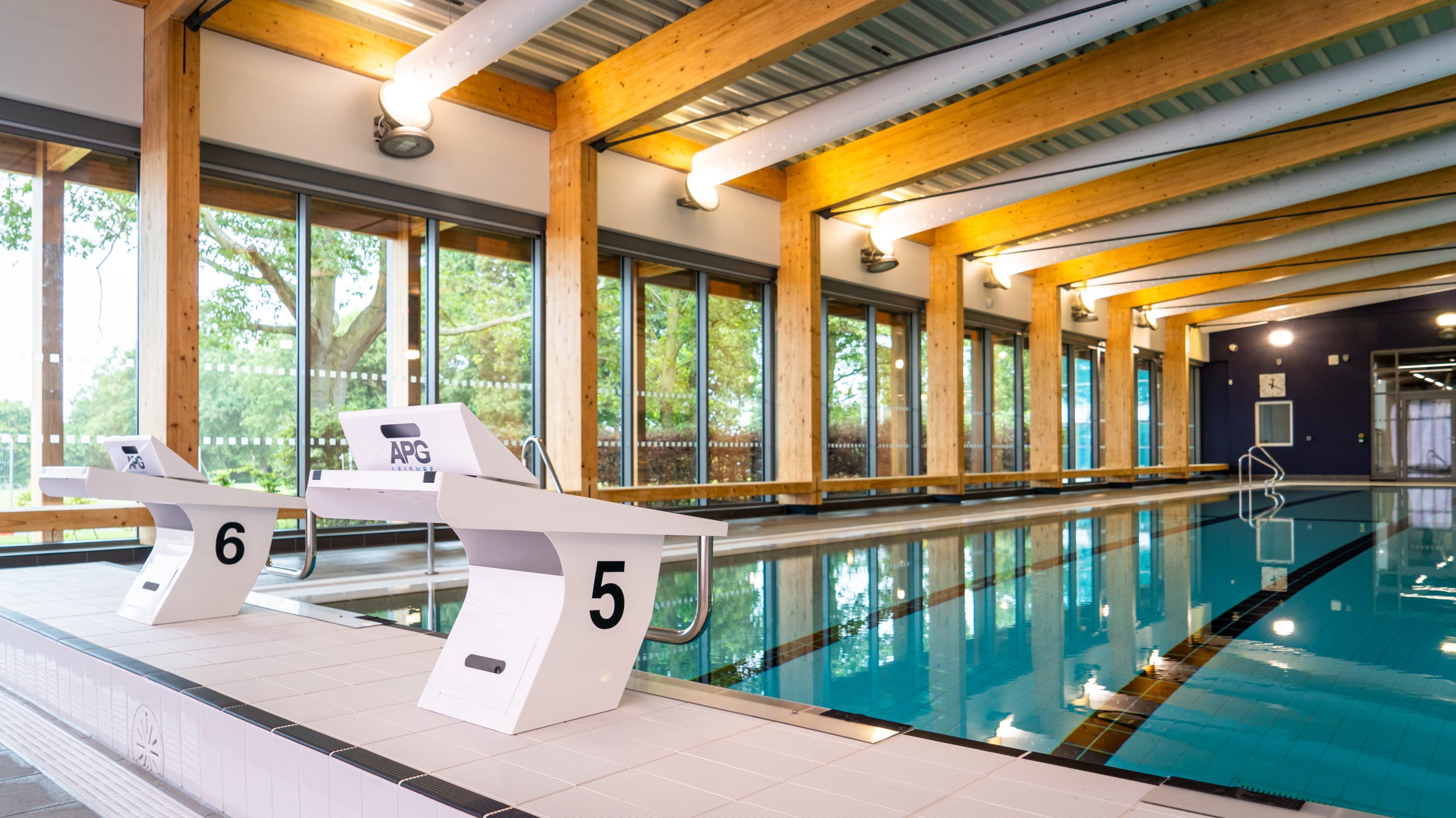 Chigwell School Swimming Pool Hall with Diving Boards