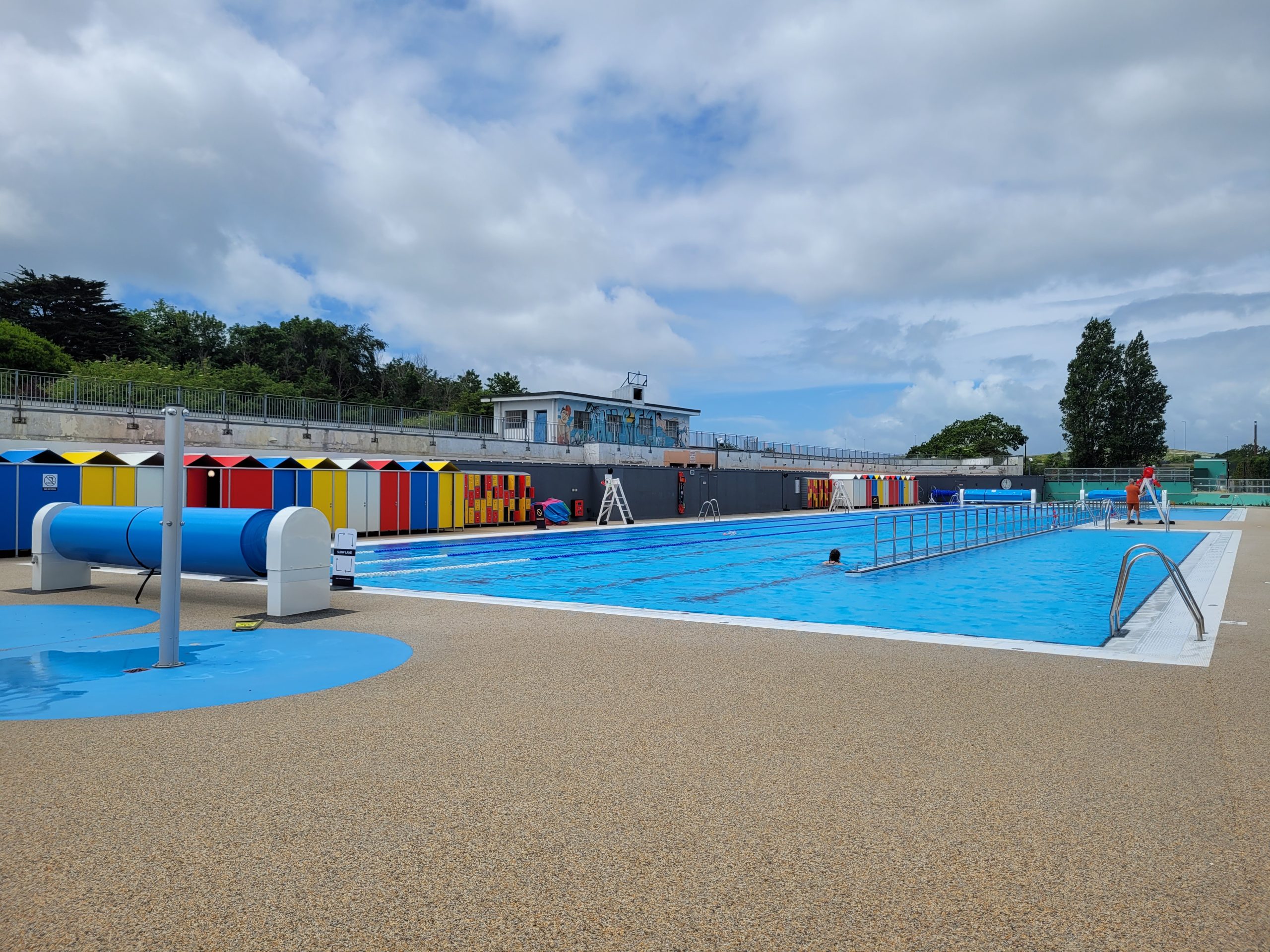 The pool after refurbishment